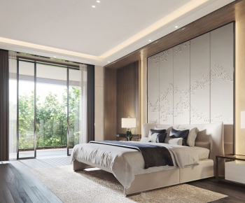 New Chinese Style Bedroom-ID:220846284