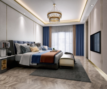 New Chinese Style Bedroom-ID:782042767