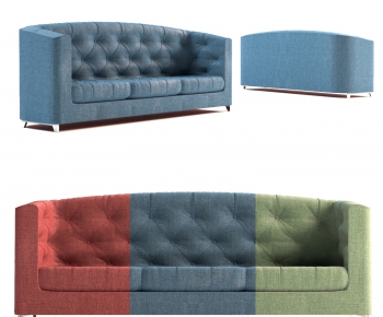 Modern Three-seat Sofa-ID:182436976