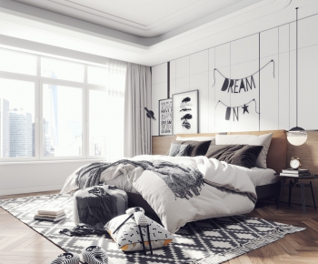 Nordic Style Bedroom-ID:572185443
