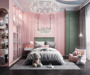 Nordic Style Girl's Room Daughter's Room-ID:894985529
