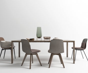 Nordic Style Dining Table And Chairs-ID:930188974