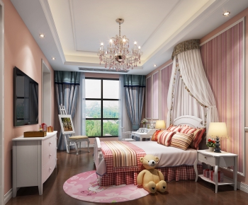 American Style Girl's Room Daughter's Room-ID:547070981