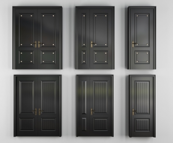Modern Simple European Style Solid Wood Door-ID:238125385