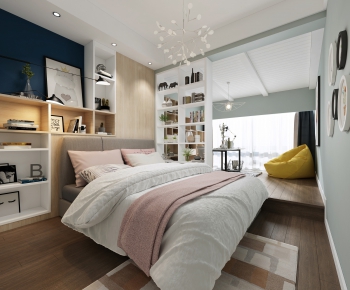 Nordic Style Bedroom-ID:753401955