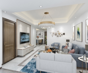 Nordic Style A Living Room-ID:436100559