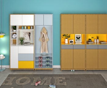 Modern Shoe Cabinet-ID:442517294