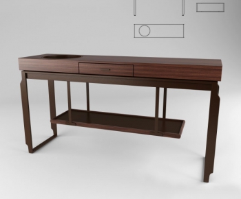 Modern Computer Desk And Chair-ID:346049498