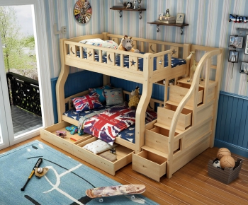 European Style Bunk Bed-ID:357282291