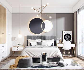 Nordic Style Bedroom-ID:573216679