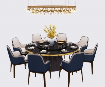Nordic Style Dining Table And Chairs-ID:445317496