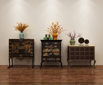New Classical Style Side Cabinet/Entrance Cabinet-ID:343248537