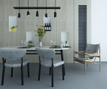 Modern Dining Table And Chairs-ID:297851531