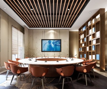 New Chinese Style Meeting Room-ID:411259146