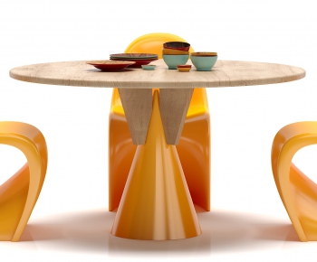 Modern Dining Table And Chairs-ID:741288245