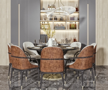 Modern Dining Table And Chairs-ID:745402267