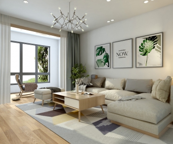 Nordic Style A Living Room-ID:715769762