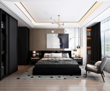 Modern Bedroom-ID:682374912