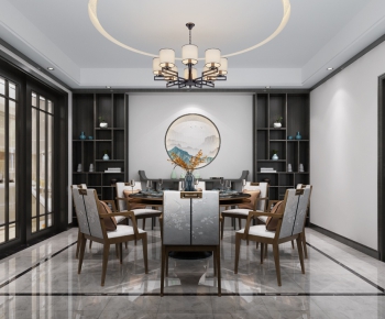 New Chinese Style Dining Room-ID:101212182