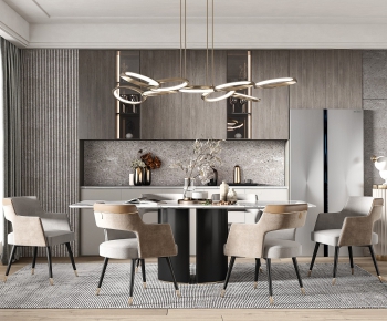 Modern Dining Room-ID:732812435