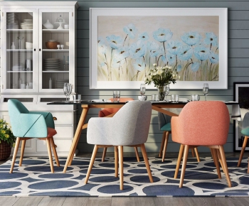 Modern Dining Table And Chairs-ID:608263927