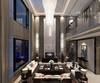 Modern Hong Kong Style A Living Room-ID:130645452