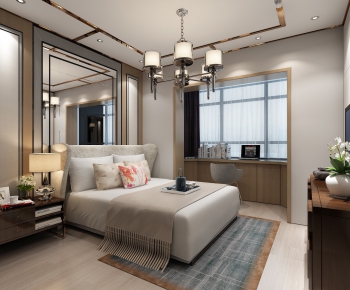 New Chinese Style Bedroom-ID:811541397