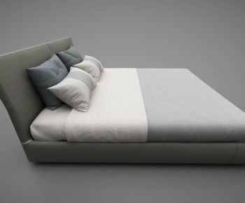 Modern Double Bed-ID:249343756