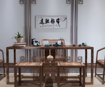 New Chinese Style Leisure Table And Chair-ID:309193564