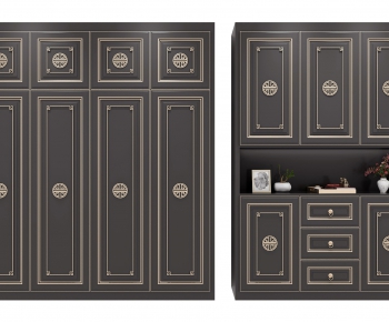 New Chinese Style Shoe Cabinet-ID:154331121