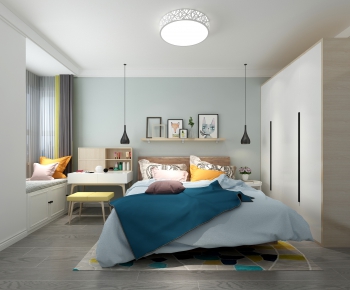 Nordic Style Bedroom-ID:138158712