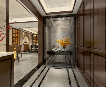 New Chinese Style Hallway-ID:773112821