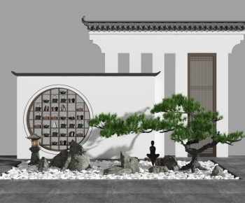 New Chinese Style Garden-ID:370455961