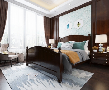 American Style Bedroom-ID:995609374