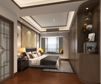 New Chinese Style Bedroom-ID:945507398