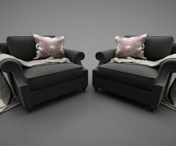 Simple European Style Single Sofa-ID:606589267