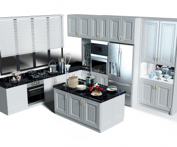 Simple European Style Kitchen Cabinet-ID:220258988