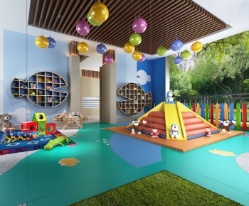Modern Children's Playroom-ID:675087357