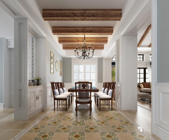 American Style Dining Room-ID:900821137