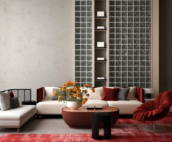 New Chinese Style Sofa Combination-ID:798210333