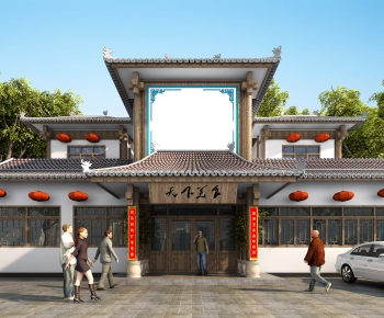 Chinese Style Facade Element-ID:630103842