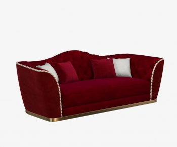 Modern Three-seat Sofa-ID:706440477