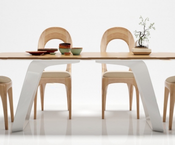 Modern Dining Table And Chairs-ID:987397629