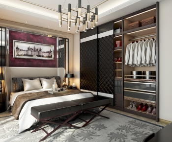 Modern Hong Kong Style Bedroom-ID:846044238