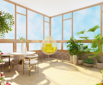 Modern Glass Sun Room-ID:599009142