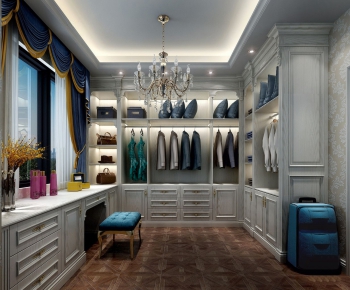 Simple European Style Clothes Storage Area-ID:201217392