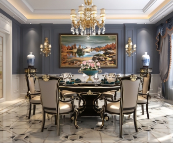 European Style Dining Room-ID:521415699
