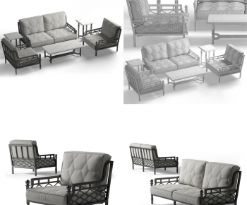American Style Sofa Combination-ID:848252212