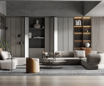 Modern A Living Room-ID:544474533