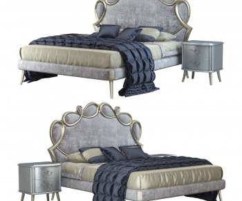 New Classical Style Double Bed-ID:172344831